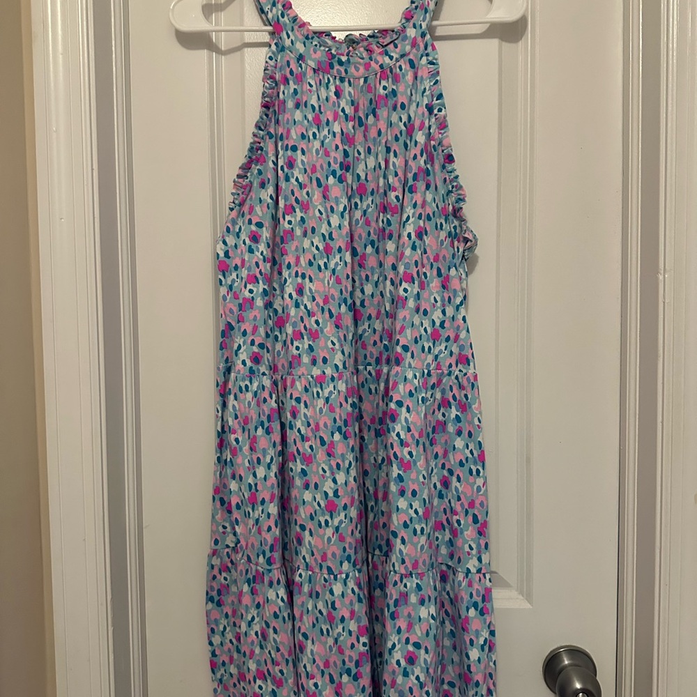 Lilly Pulitzer Colorful Sleeveless Halter Dress